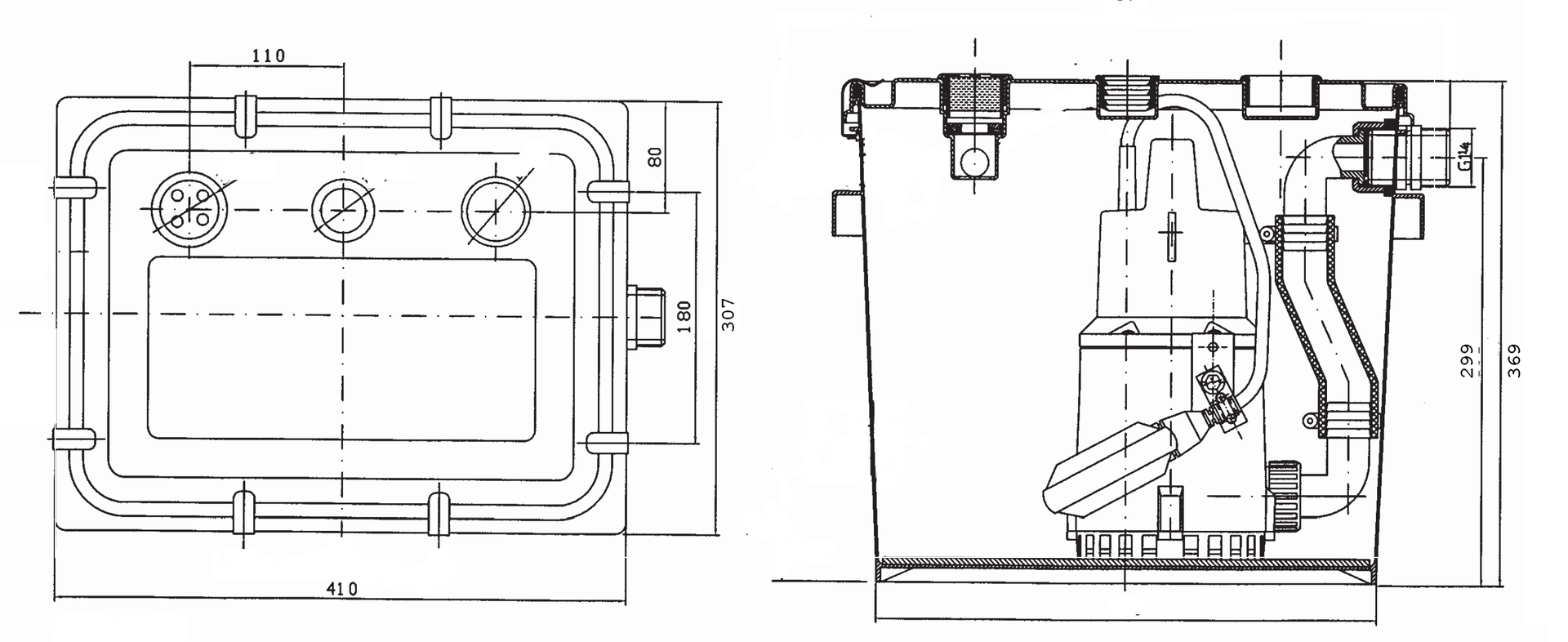 Collecting tank SWH 200